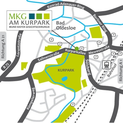 Anfahrt MKG am Kurpark Anfahrt MKG am Kurpark